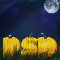 Design a Halloween Pumpkin Patch Text Effect