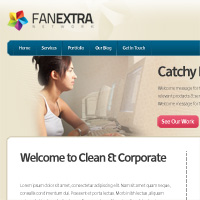 Design a Clean Corporate Website Layout