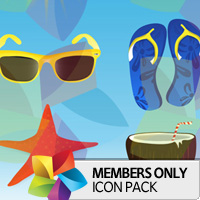 Premium Icon Pack: Summer