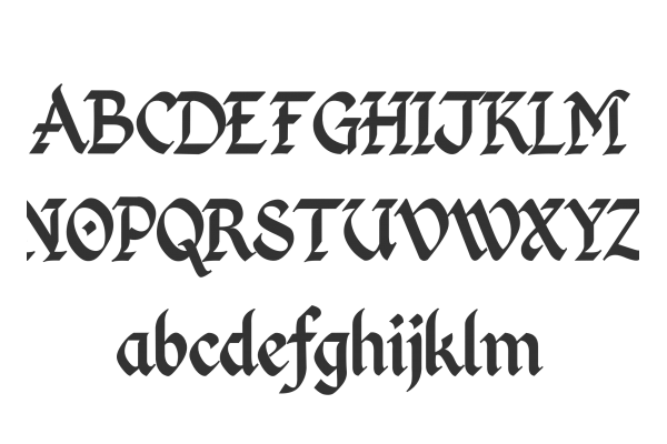calligraphic fonts