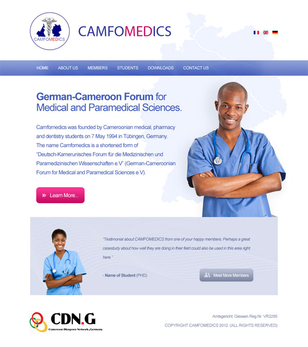 CAMFO Medics Redesign